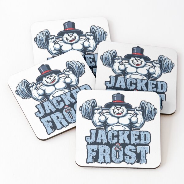 Item preview, Funny Christmas Gym - Jacked Frost Buff Snowman designed and sold by ShirtHatch.