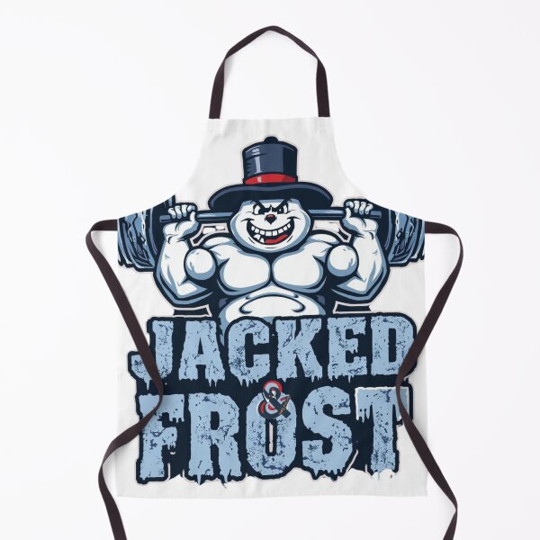Item preview, Funny Christmas Gym - Jacked Frost Buff Snowman designed and sold by ShirtHatch.