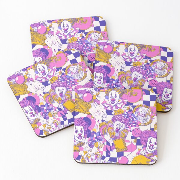 Item preview, Chaotic Clown Carnival Collage designed and sold by weirdfishes123.
