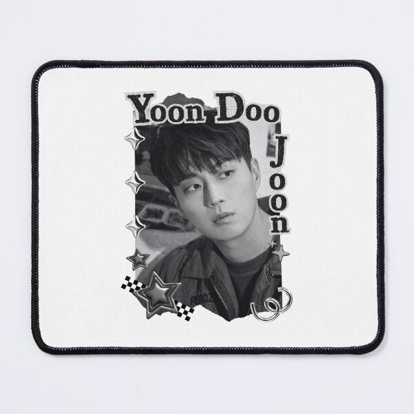 Item preview, Yoon Doo-joon Korean Actor Kdrama Group Black and White Collage Digital Art Portrait designed and sold by AJUNICE STUDIO.