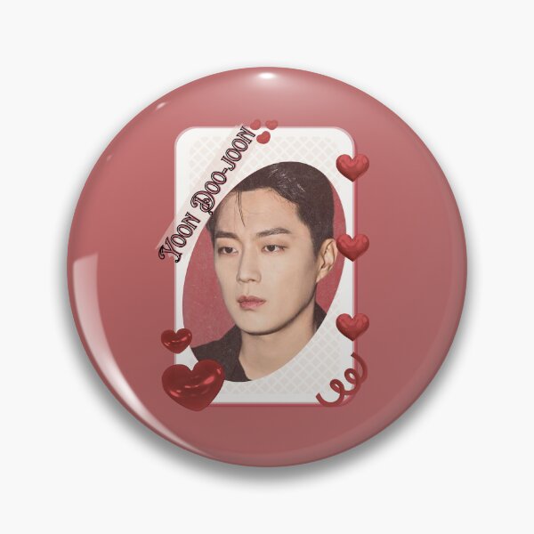 Item preview, Yoon Doo-joon Korean Actor Kdrama Group Card Red Aesthetic Collage Design designed and sold by AJUNICE STUDIO.