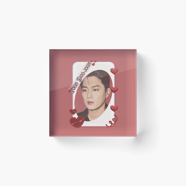 Item preview, Yoon Doo-joon Korean Actor Kdrama Group Card Red Aesthetic Collage Design designed and sold by AJUNICE STUDIO.