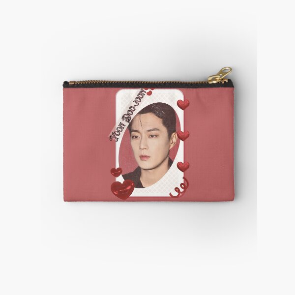 Item preview, Yoon Doo-joon Korean Actor Kdrama Group Card Red Aesthetic Collage Design designed and sold by AJUNICE STUDIO.