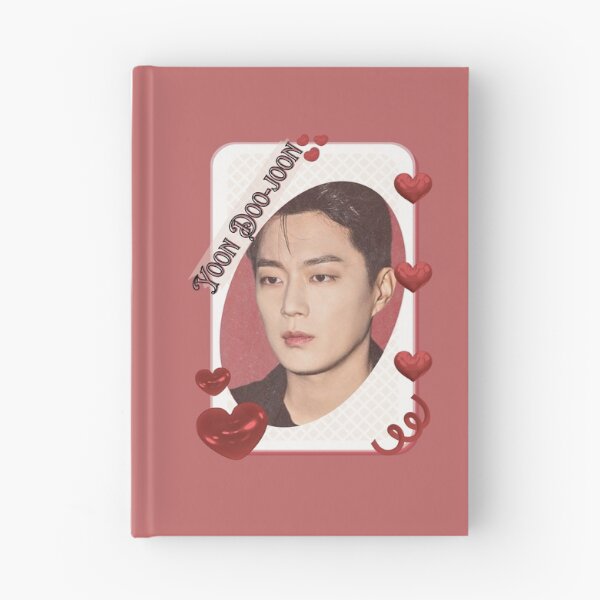 Item preview, Yoon Doo-joon Korean Actor Kdrama Group Card Red Aesthetic Collage Design designed and sold by AJUNICE STUDIO.