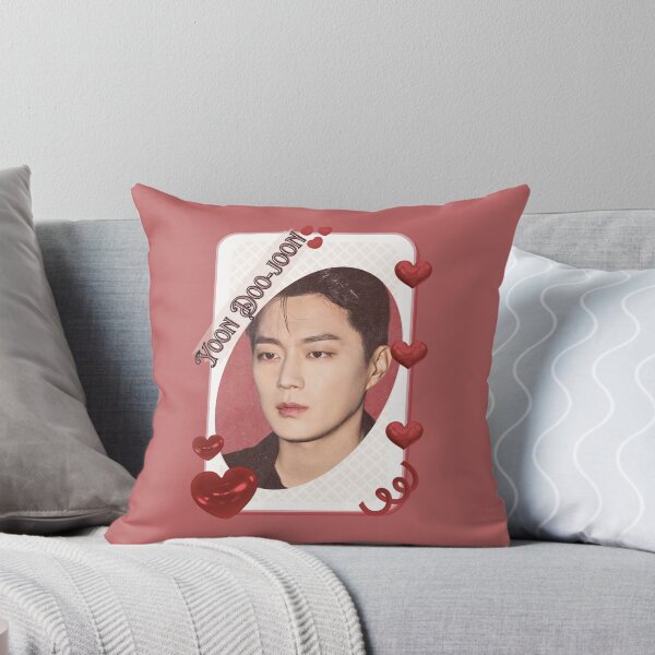 Item preview, Yoon Doo-joon Korean Actor Kdrama Group Card Red Aesthetic Collage Design designed and sold by AJUNICE STUDIO.