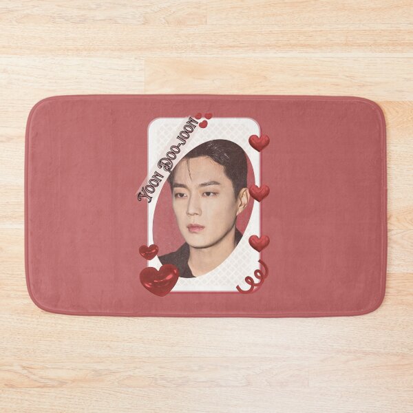 Item preview, Yoon Doo-joon Korean Actor Kdrama Group Card Red Aesthetic Collage Design designed and sold by AJUNICE STUDIO.