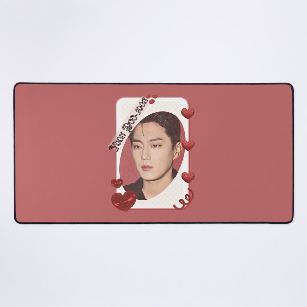 Item preview, Yoon Doo-joon Korean Actor Kdrama Group Card Red Aesthetic Collage Design designed and sold by AJUNICE STUDIO.