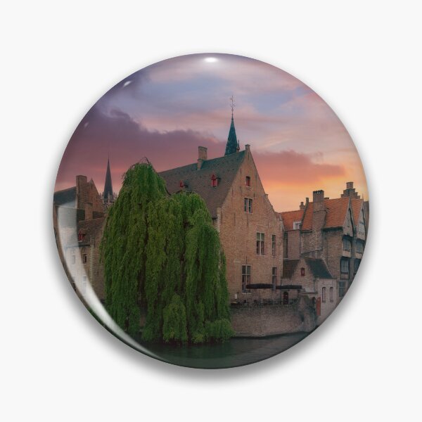 Item preview, Bruges Sunset Over Rozenhoedkaai Canal designed and sold by Stefano Orazzini.