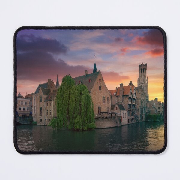 Item preview, Bruges Sunset Over Rozenhoedkaai Canal designed and sold by Stefano Orazzini.