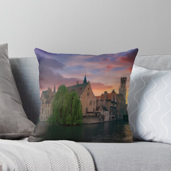 Item preview, Bruges Sunset Over Rozenhoedkaai Canal designed and sold by Stefano Orazzini.