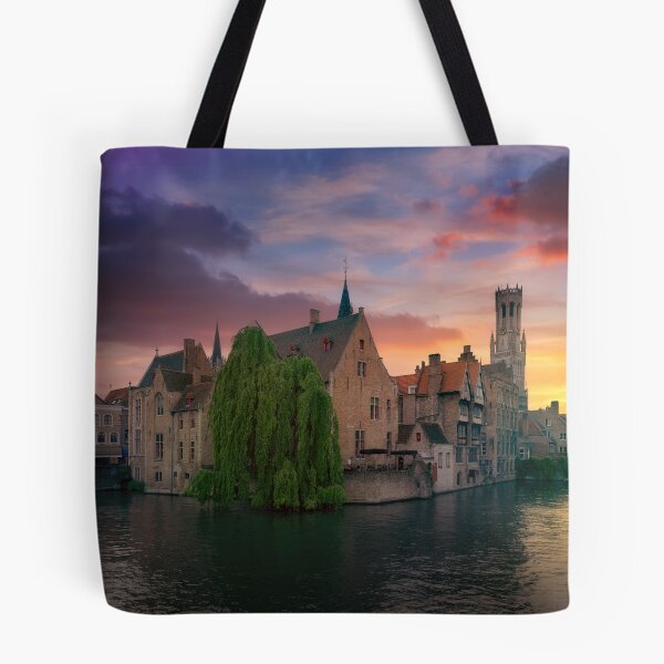 Item preview, Bruges Sunset Over Rozenhoedkaai Canal designed and sold by Stefano Orazzini.