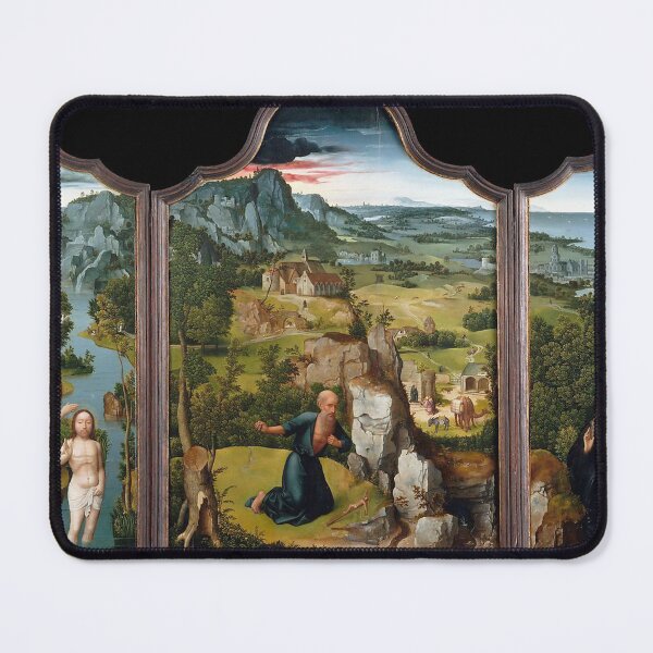 Item preview, Medieval religious Christian Triptych artwork designed and sold by Vintage Designs +.