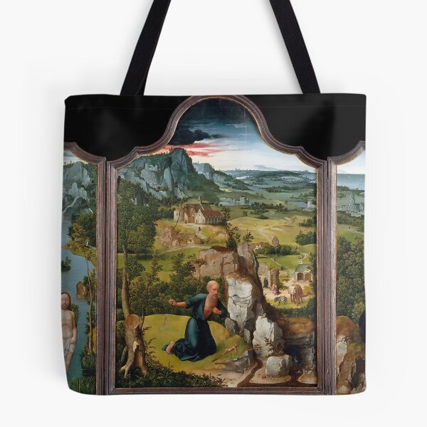 Item preview, Medieval religious Christian Triptych artwork designed and sold by Vintage Designs +.