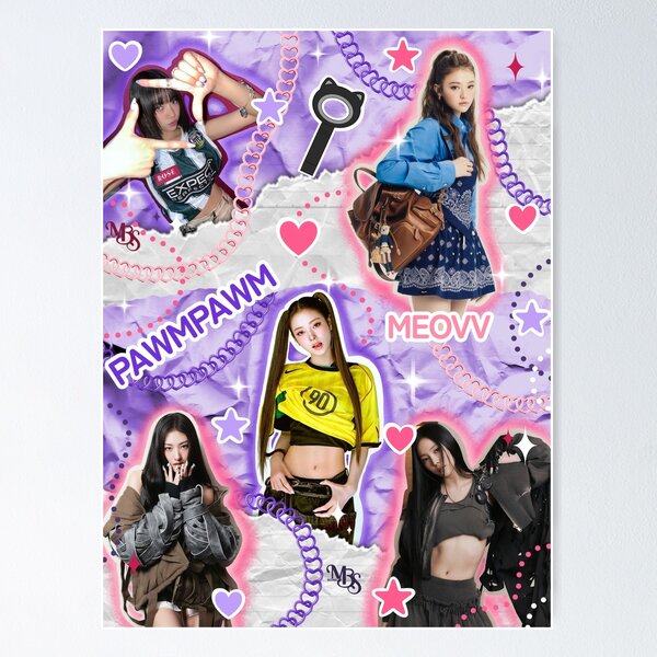 Item preview, Collage design inspired by the group meovv designed and sold by mbs-desing.