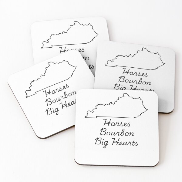 Item preview, Horses, Bourbon, and Big Hearts designed and sold by Kentucky Things.