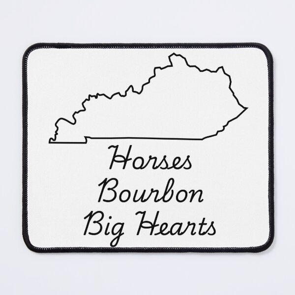 Item preview, Horses, Bourbon, and Big Hearts designed and sold by Kentucky Things.