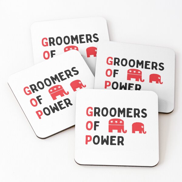 Item preview, GOP Groomers of Power | Gang of Pedos  | Republican GOP Memes designed and sold by SabbaticalSteve.