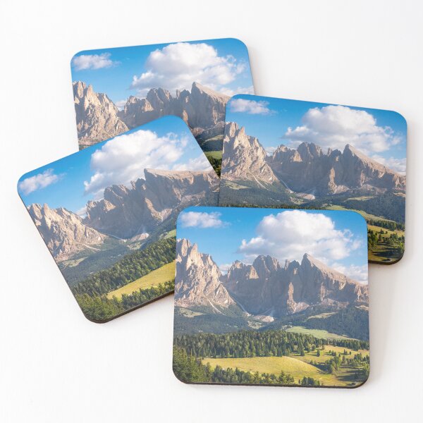 Item preview, Seiser Alm Alpine Meadows with Sassolungo and Sassopiatto Peaks designed and sold by Stefano Orazzini.