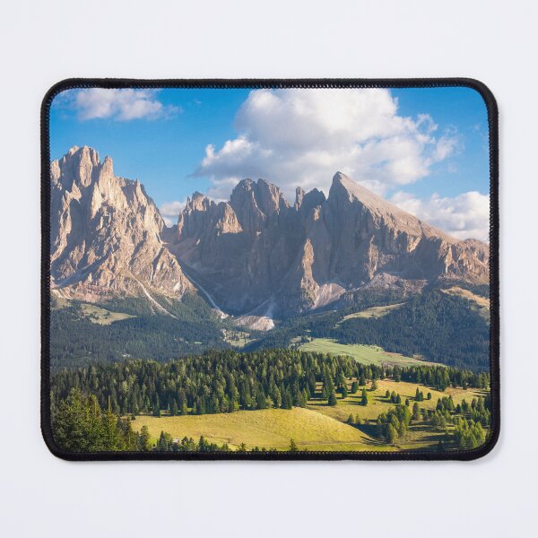 Item preview, Seiser Alm Alpine Meadows with Sassolungo and Sassopiatto Peaks designed and sold by Stefano Orazzini.