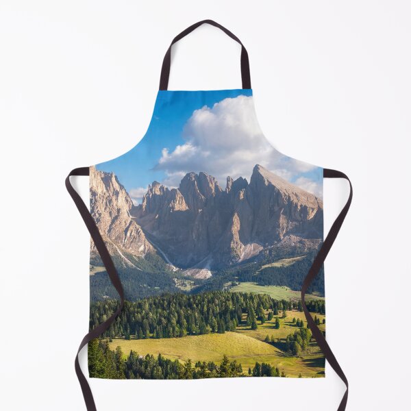 Item preview, Seiser Alm Alpine Meadows with Sassolungo and Sassopiatto Peaks designed and sold by Stefano Orazzini.