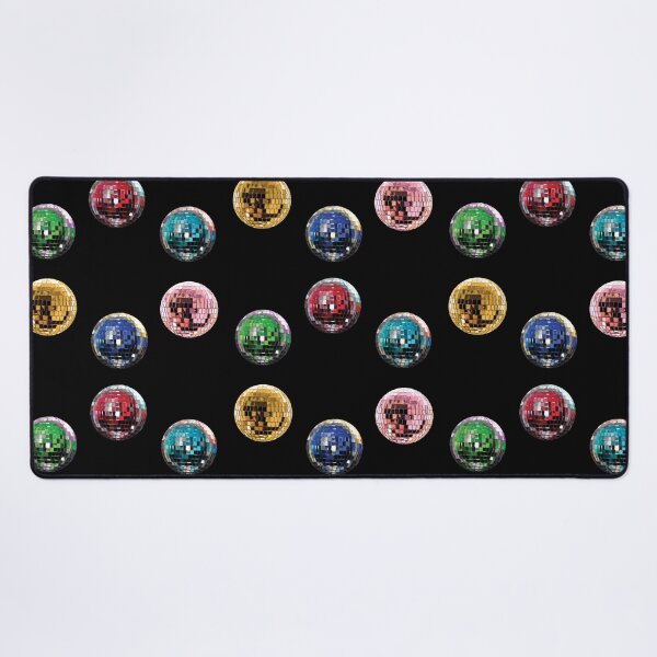 Item preview, Disco Balls in Six Colors Red Green Gold Blue Pink and Turquoise designed and sold by CarrollGene.