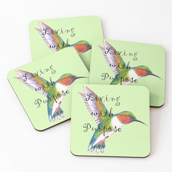 Item preview, Living With Purpose Hummingbird Inspiration designed and sold by ABG Inspirational Art.