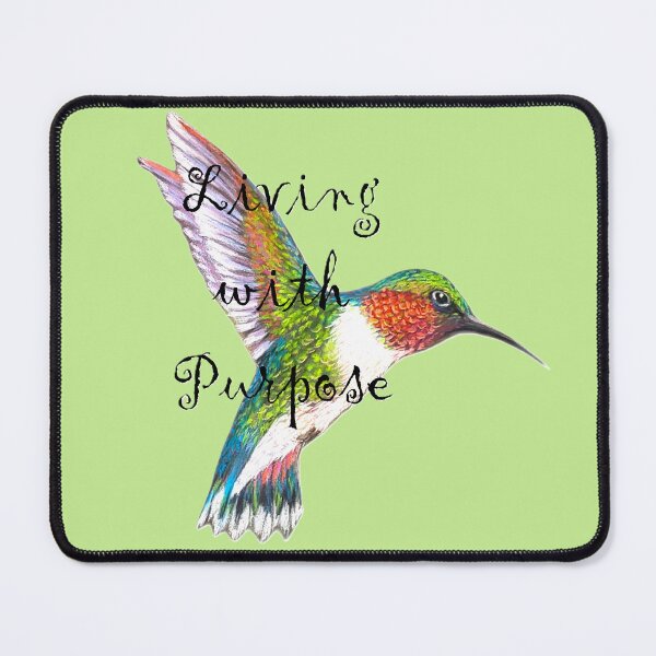 Item preview, Living With Purpose Hummingbird Inspiration designed and sold by ABG Inspirational Art.