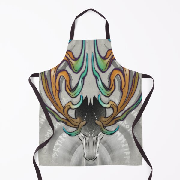 Item preview, Stag with colourful antlers  designed and sold by stahlnagel.ttt.