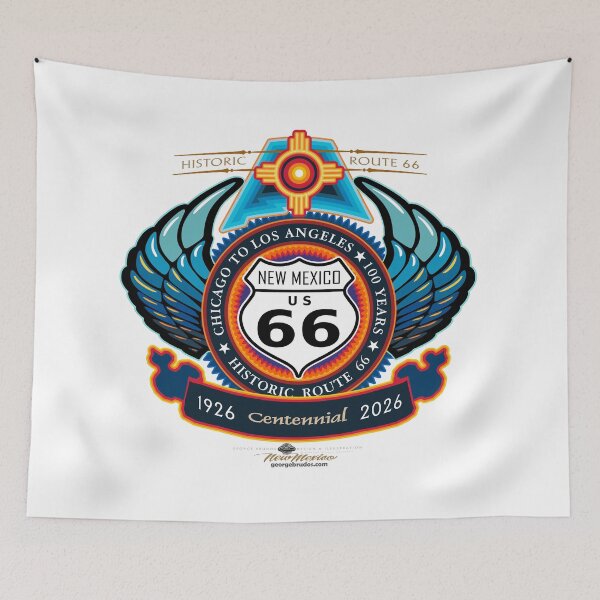 Item preview, Route 66 Centennial Blue Wings Historic New Mexico designed and sold by George Brudos.