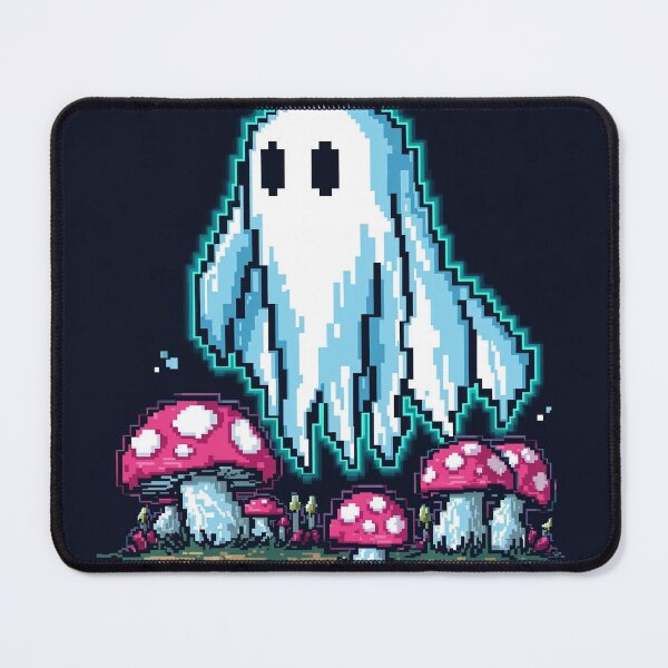 Item preview, Pixel Art Ghost – Retro 8-Bit Neon Glow Gamer Tee designed and sold by Pixel Toad.