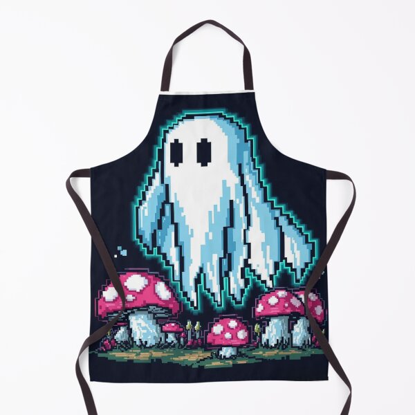 Item preview, Pixel Art Ghost – Retro 8-Bit Neon Glow Gamer Tee designed and sold by Pixel Toad.
