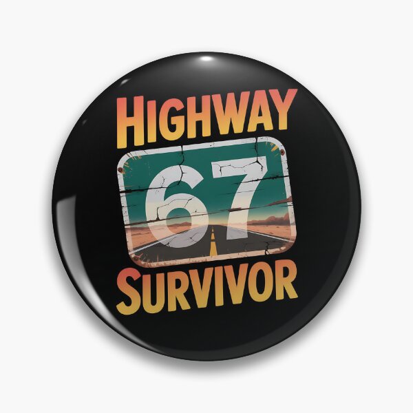 Artikelvorschau, Highway 67 – Vintage 67 – Retro 67 – Glückszahl 67 – geboren 1967 – seit 1967 – Highway 67 – Regel 67 – 67 Jahre alt – Meilenstein 67 – Jubiläum 67 – Vintage-Zahl – Retro-Typografie – minimalistische Zahl entworfen und verkauft von JansenGS.