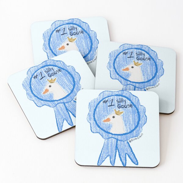 Item preview, #1 silly goose blue ribbon designed and sold by BinaDraws.