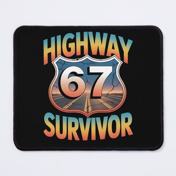 Item preview, highway 67 - vintage 67 - retro 67 - lucky 67 - born in 1967 - since 67 - highway 67 - rule 67 - 67 years old - milestone 67 - anniversary 67 - vintage number - retro typography - minimalist number designed and sold by JansenGS.