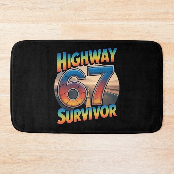 Item preview, highway 67 - vintage 67 - retro 67 - lucky 67 - born in 1967 - since 67 - highway 67 - rule 67 - 67 years old - milestone 67 - anniversary 67 - vintage number - retro typography - minimalist number designed and sold by JansenGS.