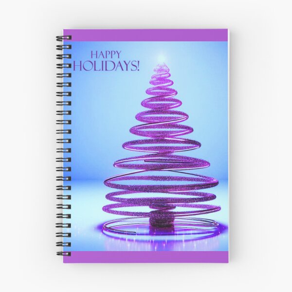 Item preview, Happy Holidays Purple Glitter Tree designed and sold by Lynn Anne Creations.