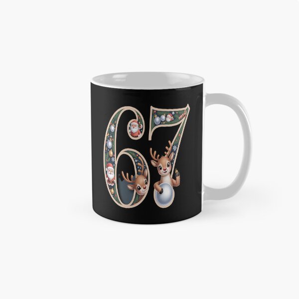 Item preview, merry 67 - 67 years young - 1967 generation - christmas number - limited edition 67 - xmas novelty - santa humor - retro holiday number designed and sold by JansenGS.