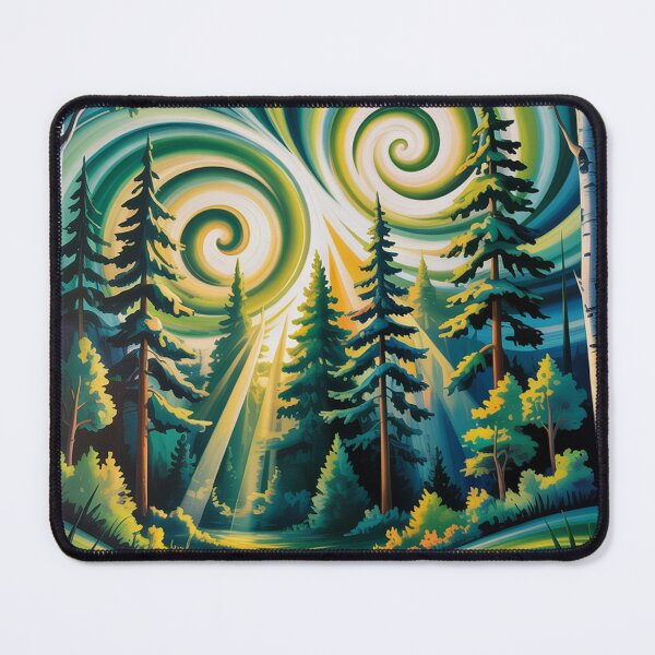 Item preview, Мesmerizing forest landscape. designed and sold by Lilashakti ⭐️ ⭐️ ⭐️ ⭐️ ⭐️.