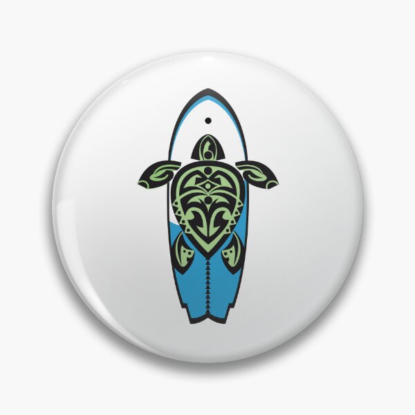 Item preview, Tribal Turtle Tattoo Surfer Dude designed and sold by srwdesign.