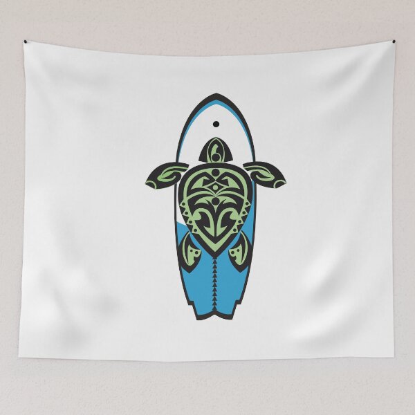Item preview, Tribal Turtle Tattoo Surfer Dude designed and sold by srwdesign.