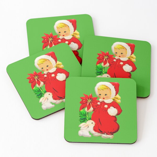 Item preview, Cute Retro Christmas Girl designed and sold by creationsbyjmm.