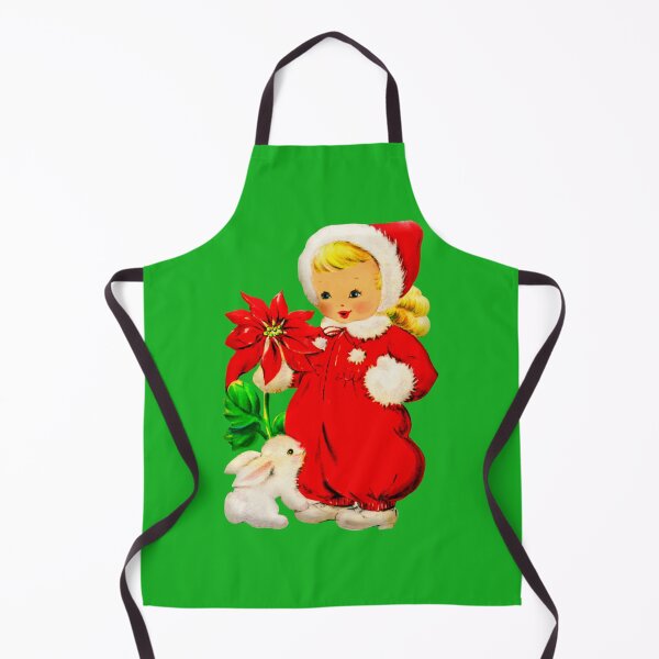 Item preview, Cute Retro Christmas Girl designed and sold by creationsbyjmm.