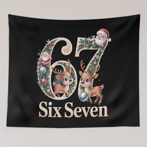 Item preview, merry 67 - 67 years young - 1967 generation - christmas number - limited edition 67 - xmas novelty - santa humor - retro holiday number designed and sold by JansenGS.