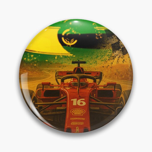 Item preview, Vintage poster of C.Leclerc's victory at Interlagos designed and sold by Racing Art Store 2025.