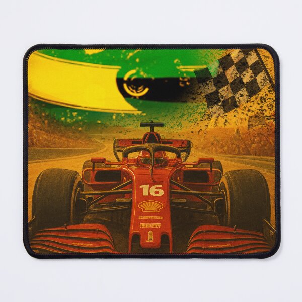 Item preview, Vintage poster of C.Leclerc's victory at Interlagos designed and sold by Racing Art Store 2025.