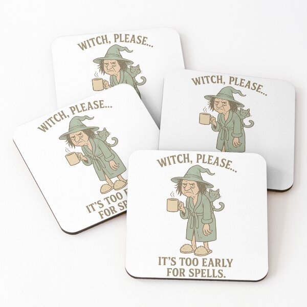 Item preview, Witch, Please… Too Early For Spells: Funny Coffee Witch Art designed and sold by ChaaiTee.