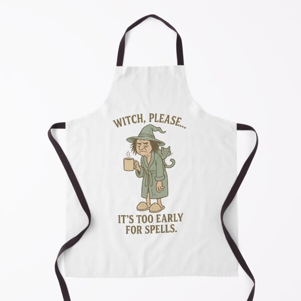 Item preview, Witch, Please… Too Early For Spells: Funny Coffee Witch Art designed and sold by ChaaiTee.