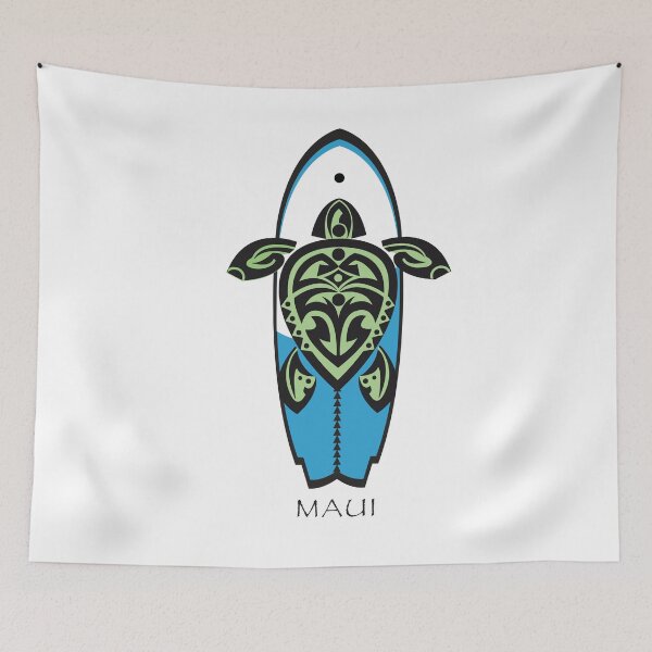 Item preview, Tribal Turtle Tattoo Surfer Dude / Maui designed and sold by srwdesign.