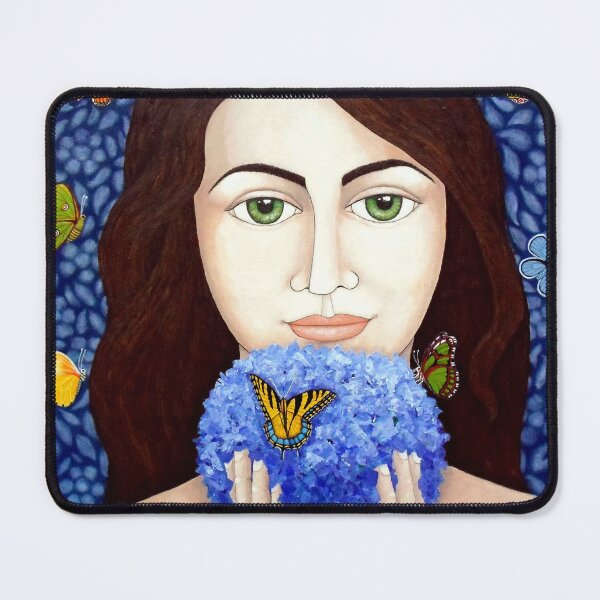 Item preview, Woman with butterflies designed and sold by Madalena Lobao-Tello.