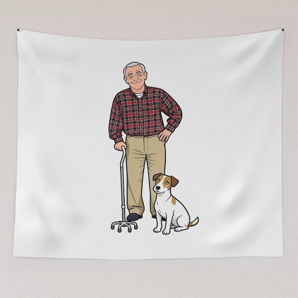 Item preview, I'M LISTENING.. High Brow Seattle Cuties - Martin Crane and Eddie The Dog  designed and sold by CleverCulture.